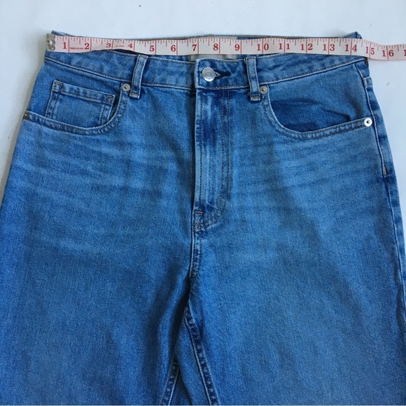 Everlane The Curvy Cheeky Jean High Rise Crop Blue Denim Jeans Size 29 - Picture 13 of 17